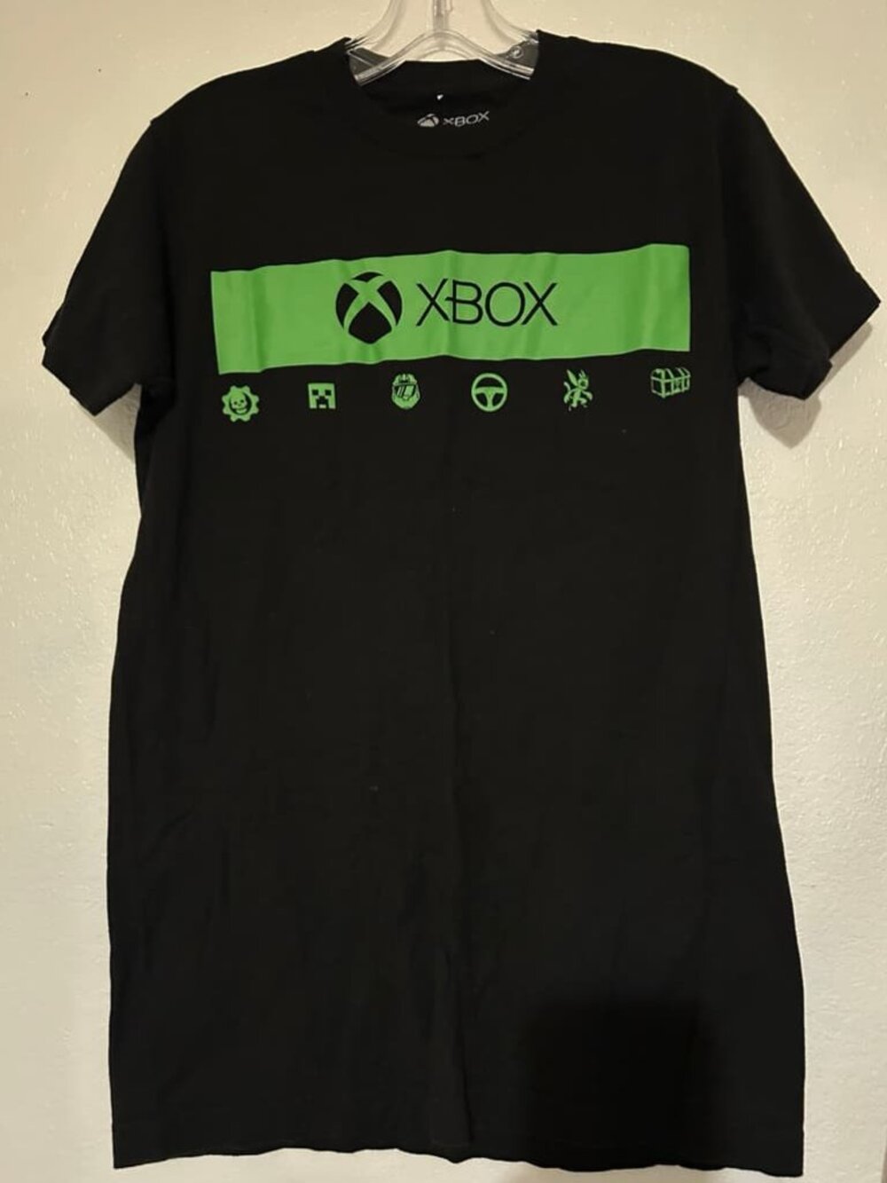 Xbox Logo Gaming Graphic T-Shirt Black Size S